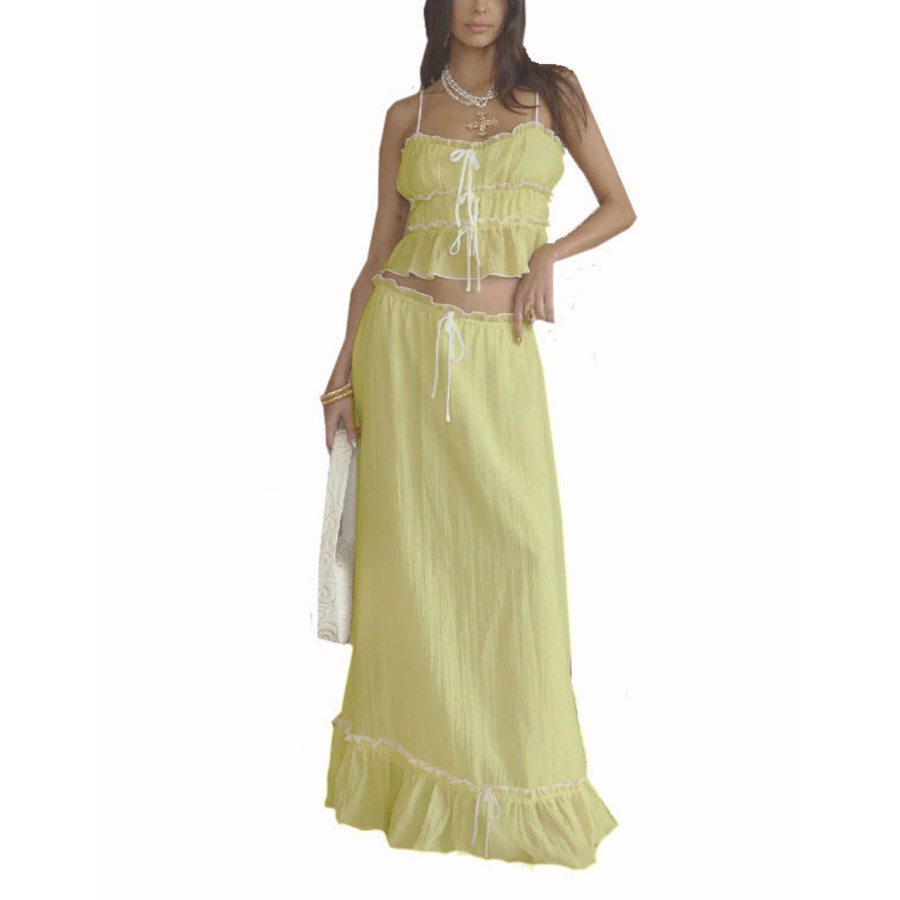 Sienna Ruffle Maxi Set