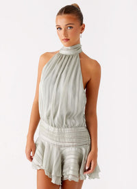 Eabha Ruffle Mini Dress