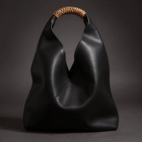 Sienna Slouchy Top Handle Bag in Charcoal