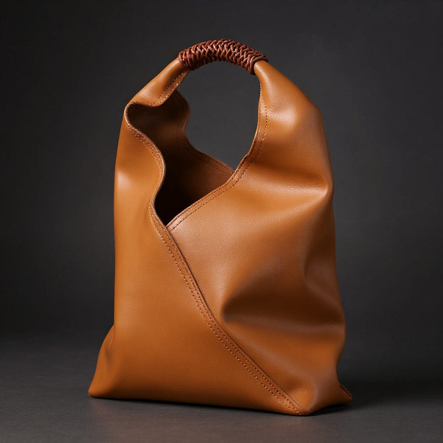 Sienna Slouchy Top Handle Bag in Sienna Brown