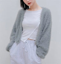 Sigrid Casual Cardigan in Grey