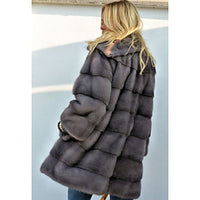 Sigrid Coat with Pockets in Bildfarbe