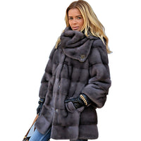 Sigrid Coat with Pockets in Bildfarbe