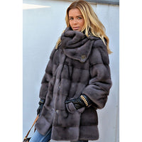 Sigrid Coat with Pockets in Bildfarbe