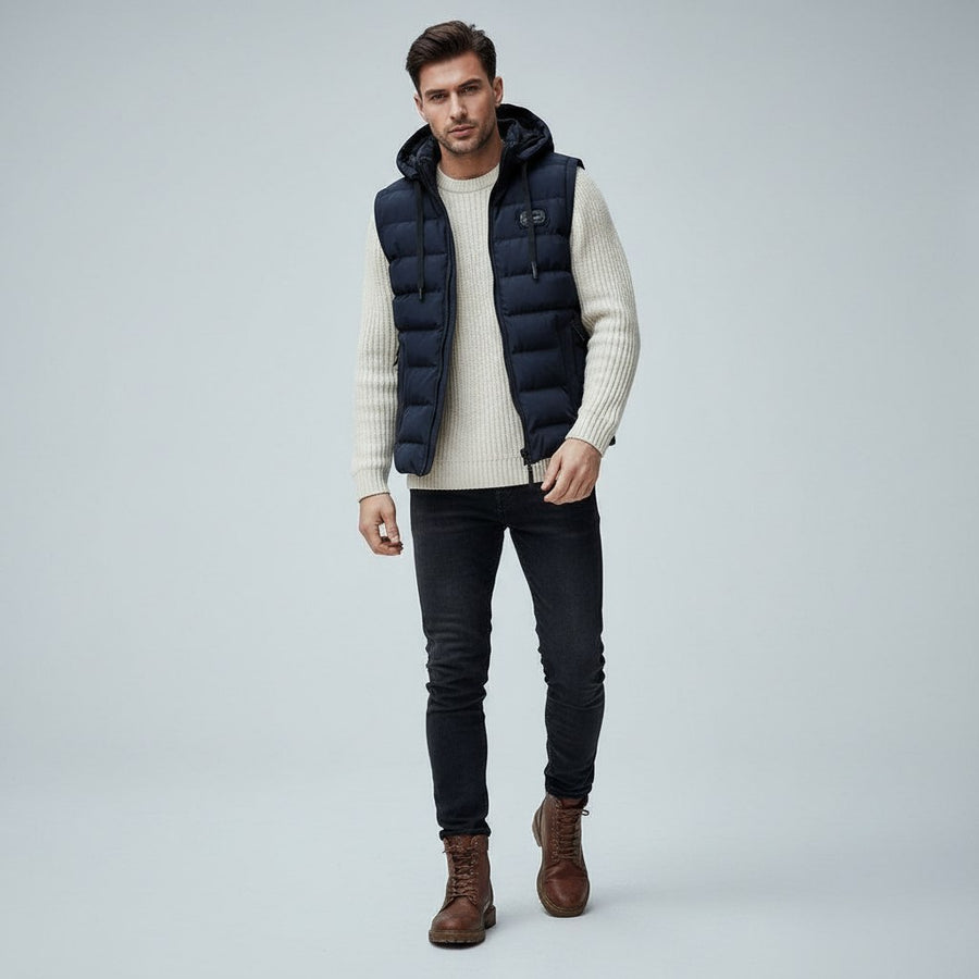 Silas Vest in Blue