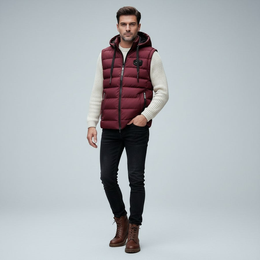 Silas Vest in Red