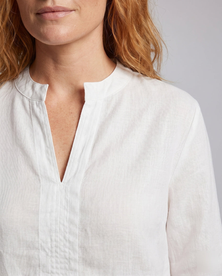 Simone Casual Linen Blouse
