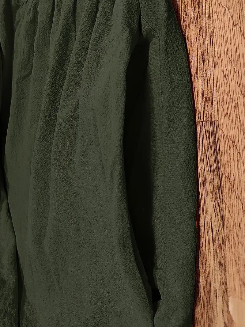 Simone Linen Summer Dress with Pockets