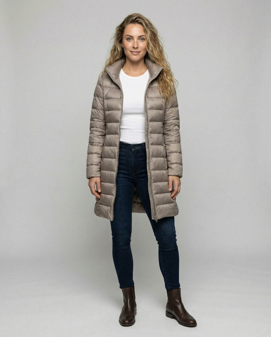 Simone Warm Jacket in Brown