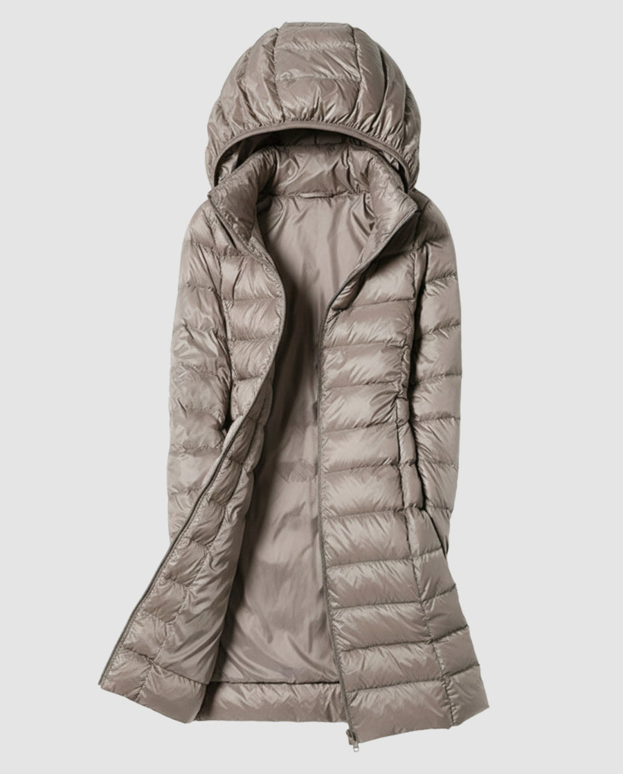 Simone Warm Jacket in Brown