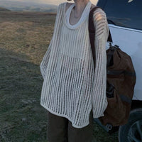Siri Airy Knit Sweater in Ivory