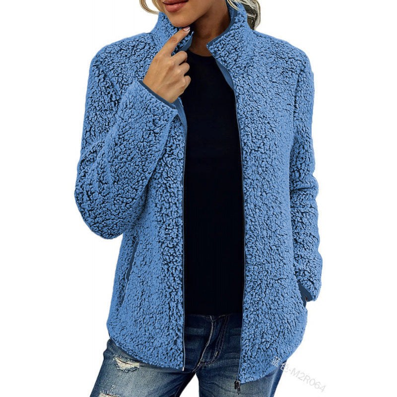 Siri Jacket with Pockets in Blue