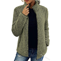 Siri Jacket with Pockets in Olive Green