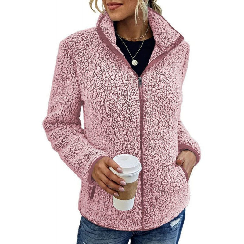 Siri Jacket with Pockets in Pink