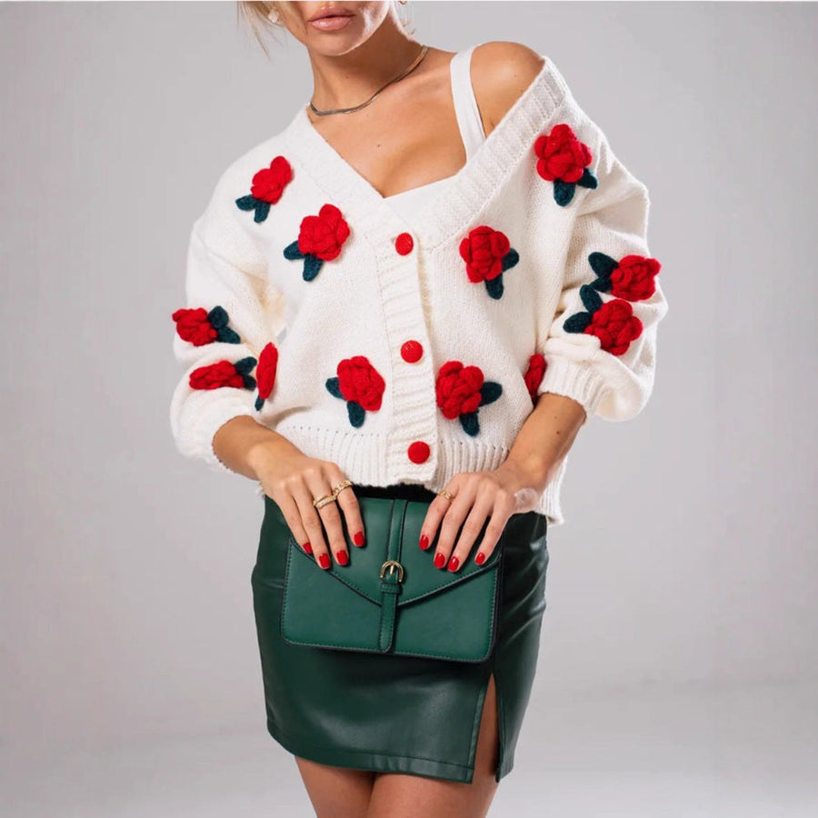 Siri Knit Cardigan with Oversized