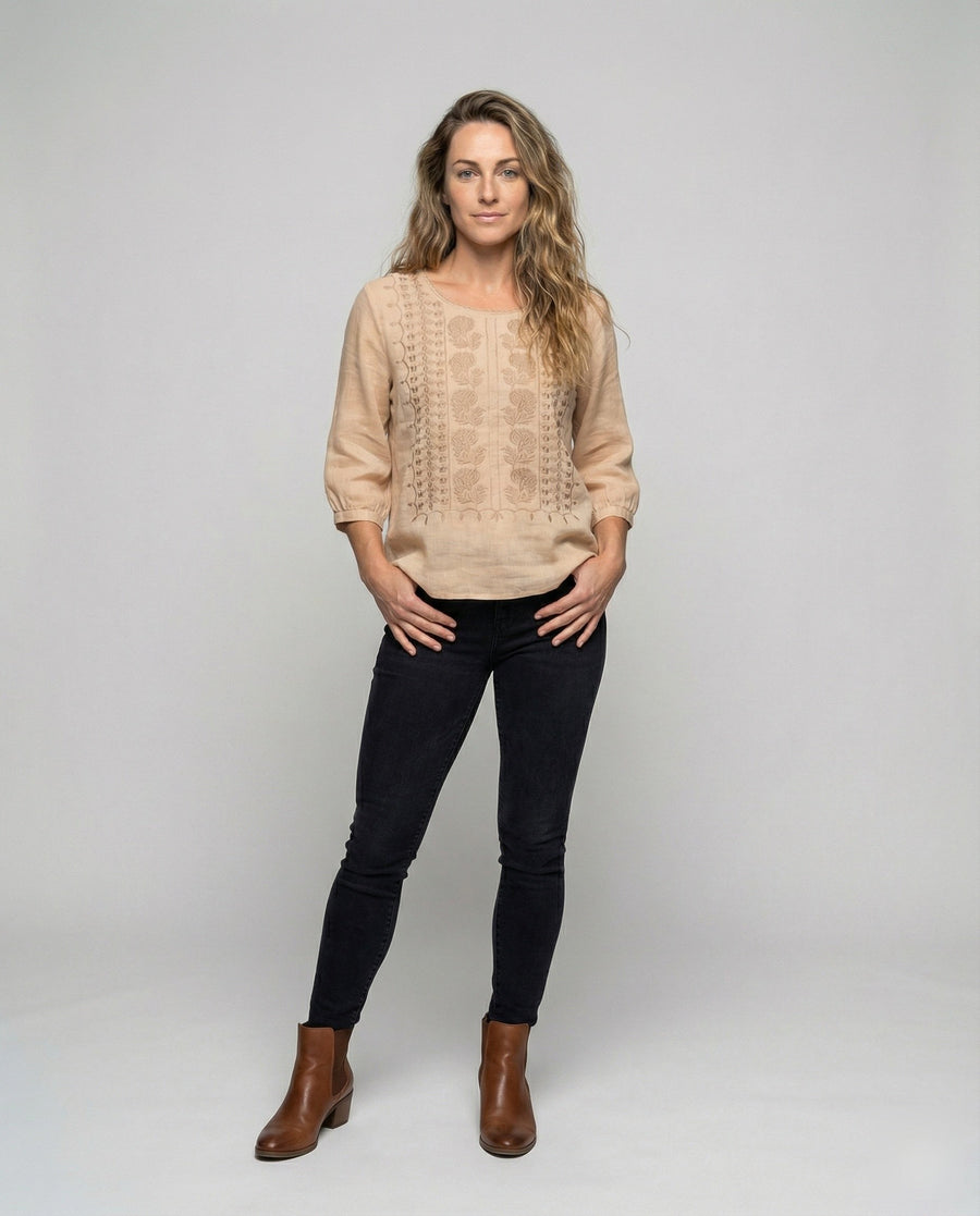 Siri Linen Blouse