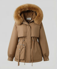 Siri Warm Jacket in Brown