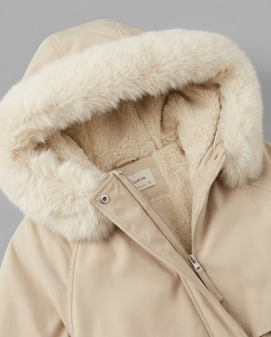 Siri Warm Jacket in White