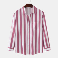 Sloane Comfortable Shirt with Long Sleeve in Pink