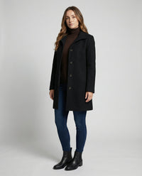 Sloane Elegant Coat in Black
