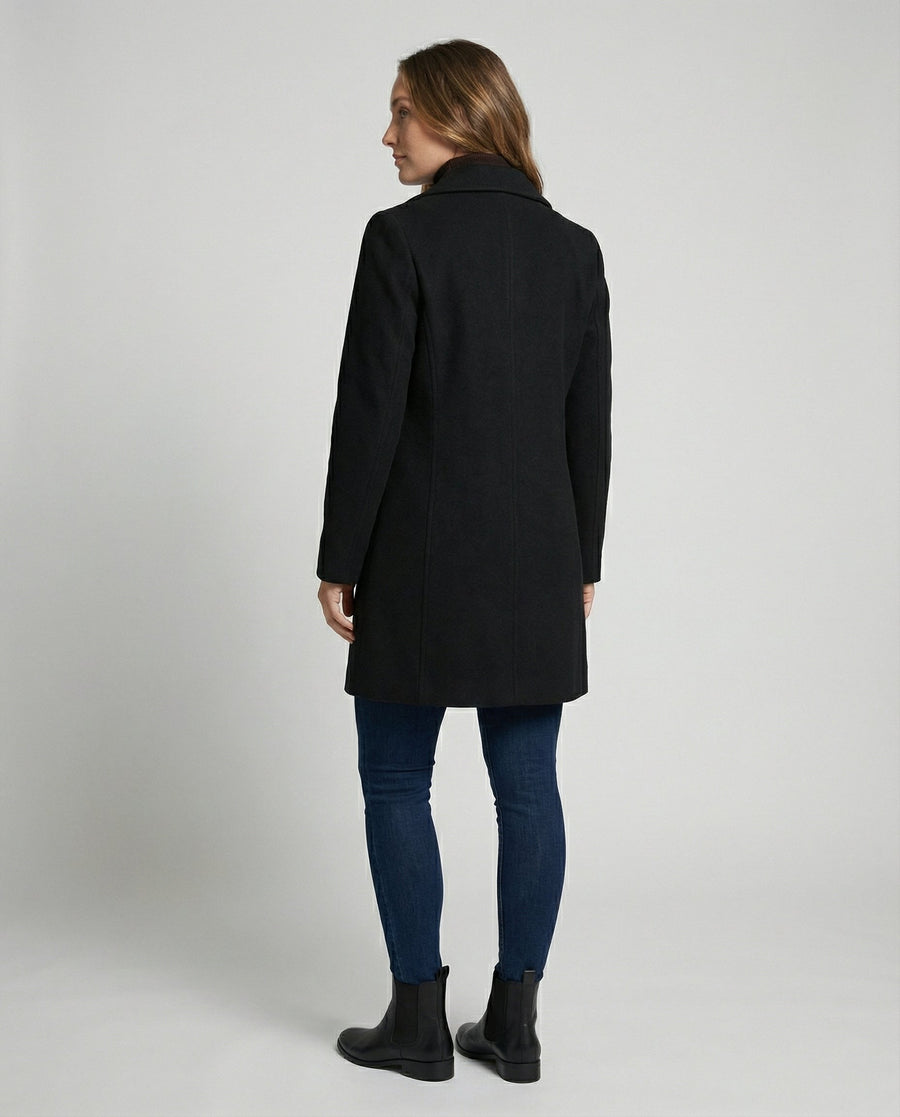 Sloane Elegant Coat in Black