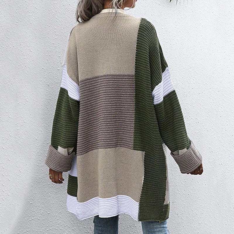 Sloane Relaxed Knit Cardigan with Long Sleeve