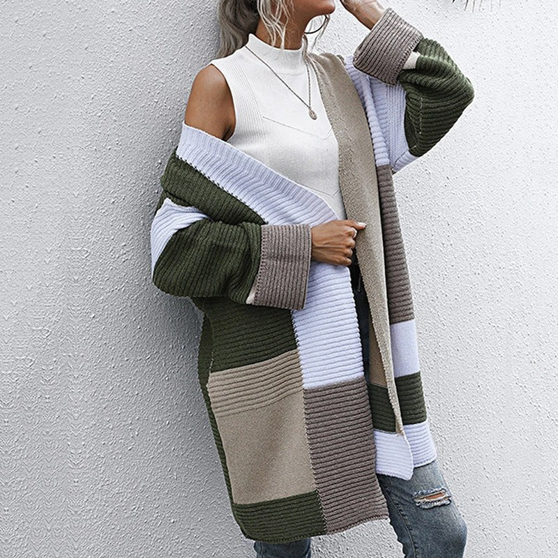 Sloane Relaxed Knit Cardigan with Long Sleeve