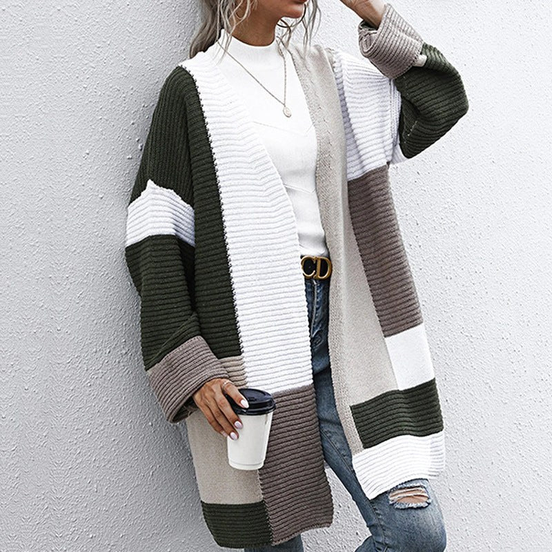 Sloane Relaxed Knit Cardigan with Long Sleeve
