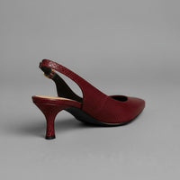 Sloane Slingback Pumps in Cabernet