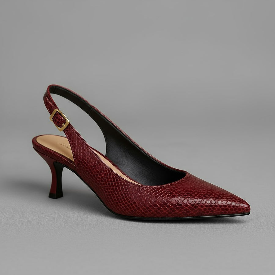 Sloane Slingback Pumps in Cabernet