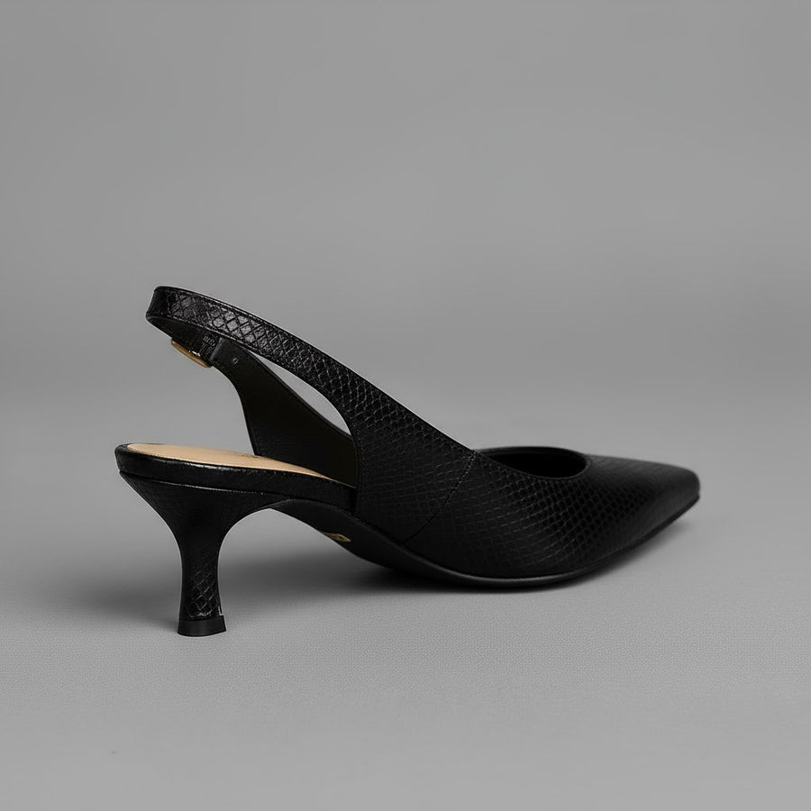 Sloane Slingback Pumps in Charcoal