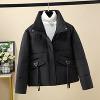 Sofia Quilted Jacket with Pockets in Black