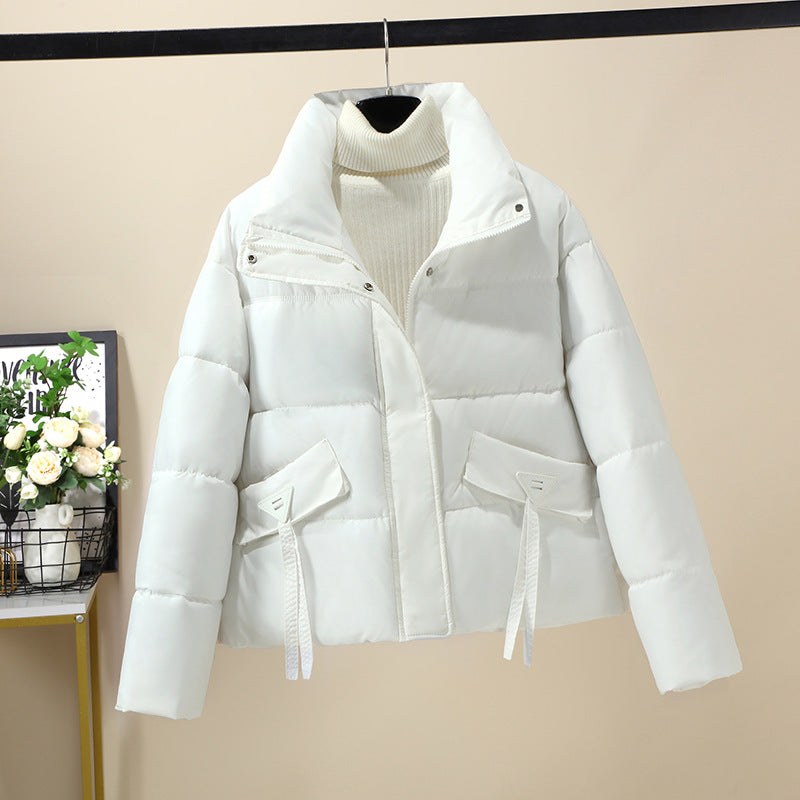 Sofia Quilted Jacket with Pockets in White