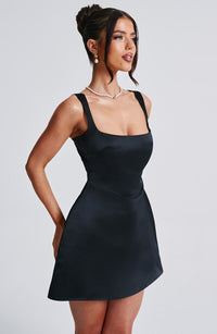 Amara Mini Dress – Black