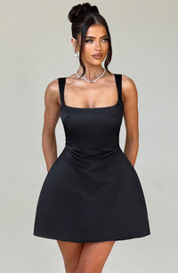 Amara Mini Dress – Black