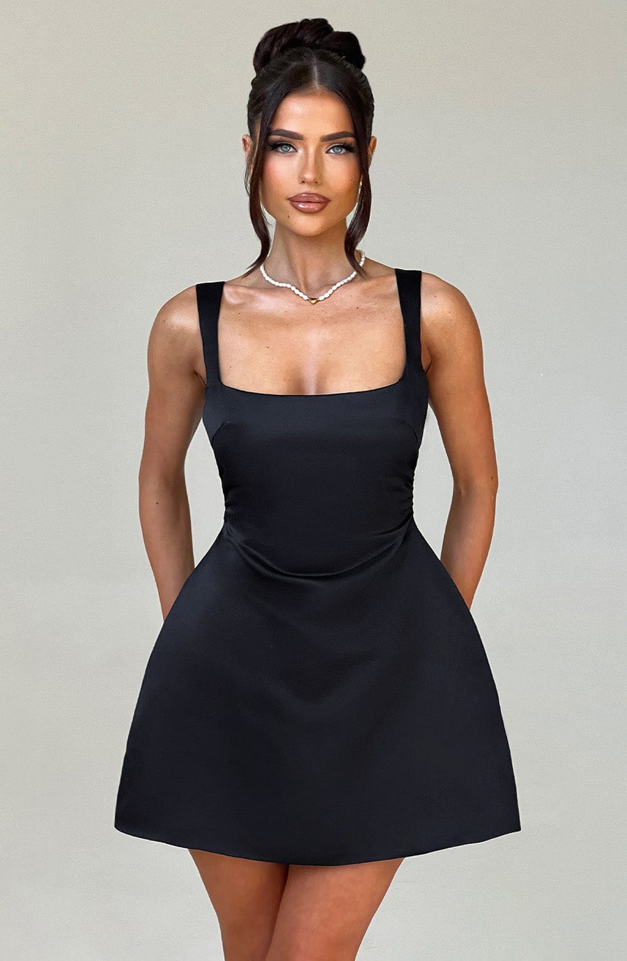 Amara Mini Dress – Black