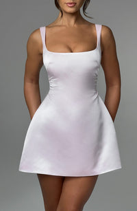Amara Mini Dress – Blush