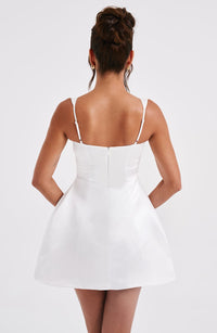 Amara Mini Dress – Ivory