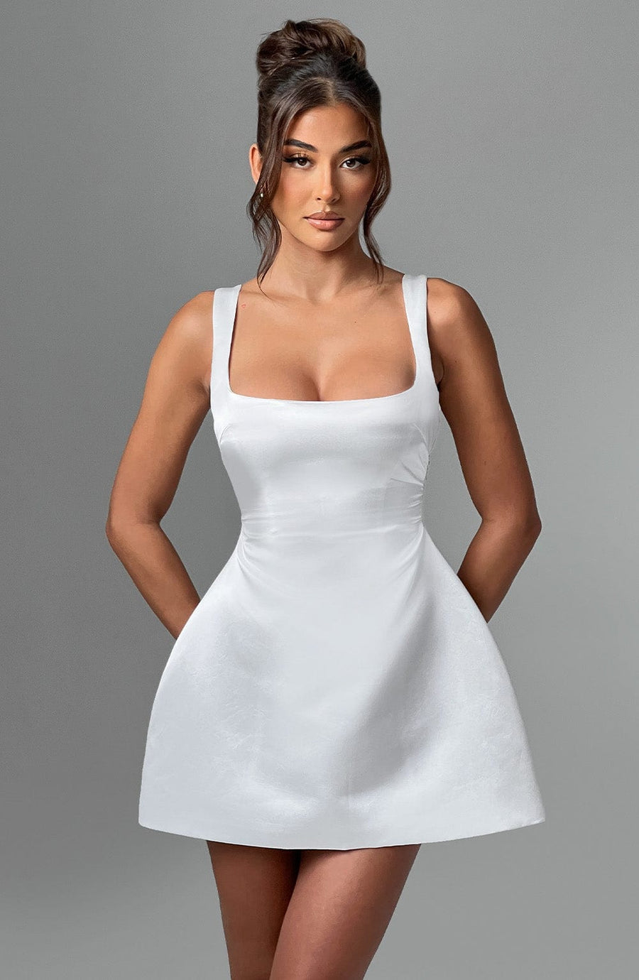 Amara Mini Dress – Ivory