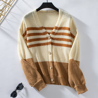Solene Knit Cardigan in Caramel