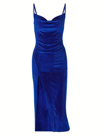 Solene Satin Evening Dress