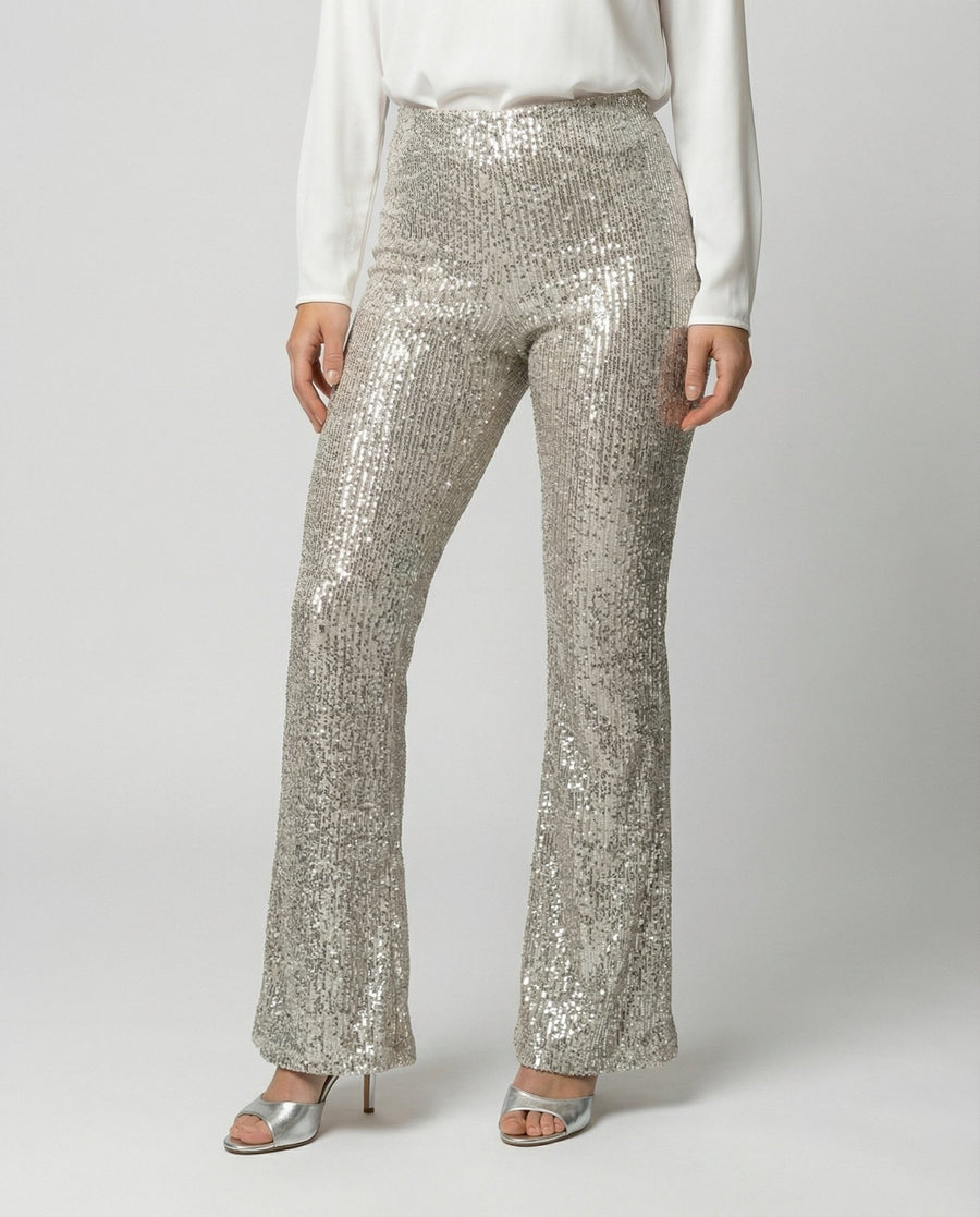 Solene Trousers in Beige