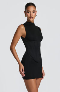 Mabel Mini Dress – Black