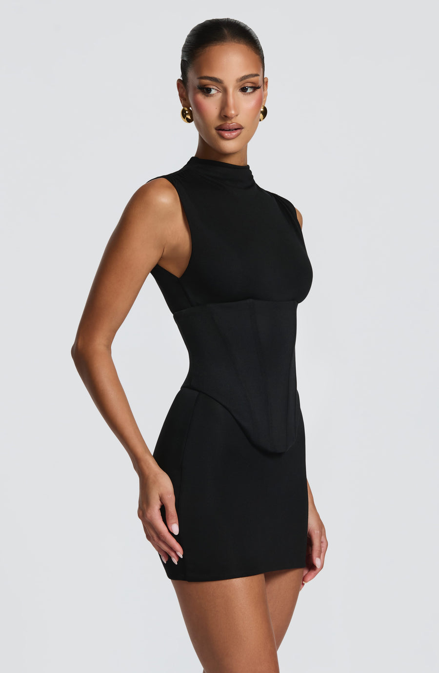 Mabel Mini Dress – Black