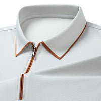 Solomon Slim Fit Polo in Light Gray