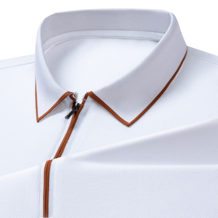 Solomon Slim Fit Polo in White