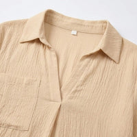 Solvaine Women's Beach Cover-Up Shirt Dress