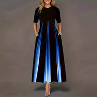 Sonia Elegant Maxi Dress with Pockets