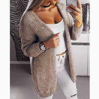 Sonja Casual Knit Cardigan in Khaki