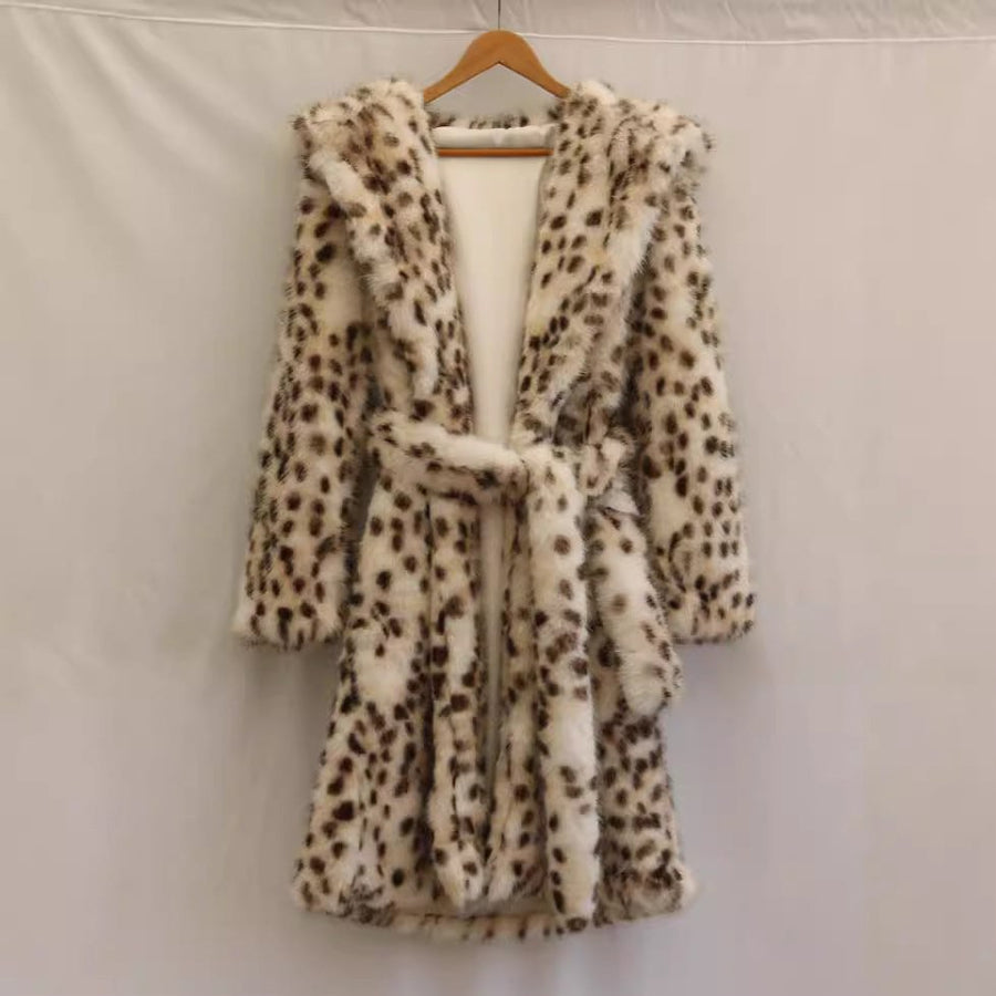 Sonja Coat with Hood in Bildfarbe